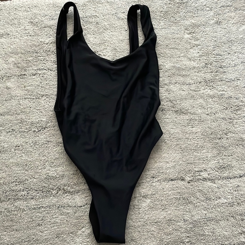 American Eagle black backless swimsuit XS